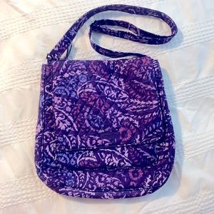 🆕NWT Vera Bradley Paisley Amethyst Mailbag